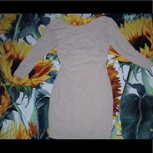 Sparkly pinkish nude dress